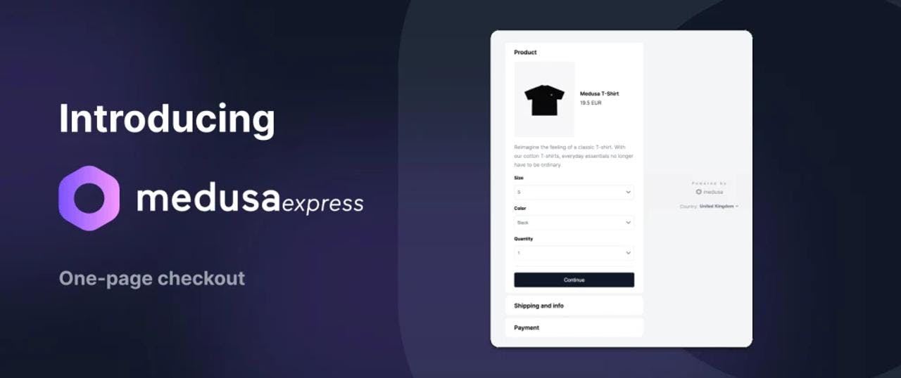 Introducing Medusa.express: The easiest way to set up an ecommerce store - Featured image