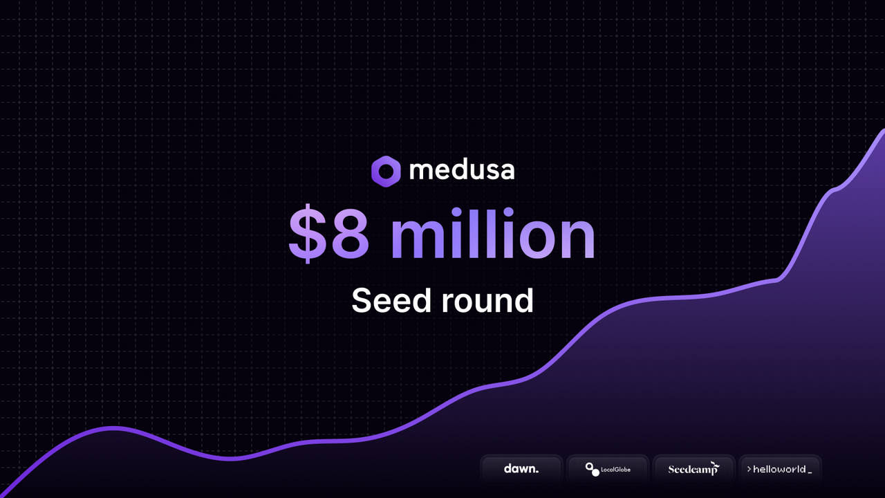 Announcement: Medusa's $8M USD Seed Round - Featured image