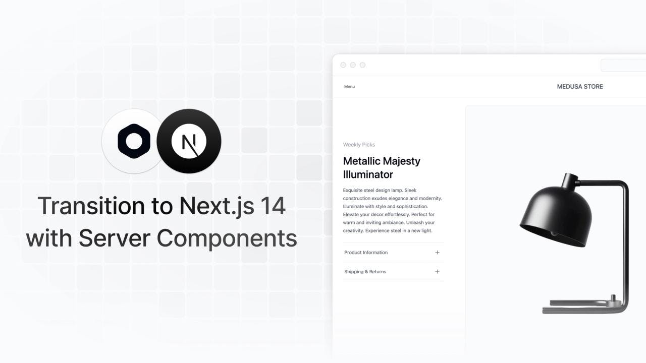 Announcing Next.js Starter Redesign with Medusa UI support - Featured image