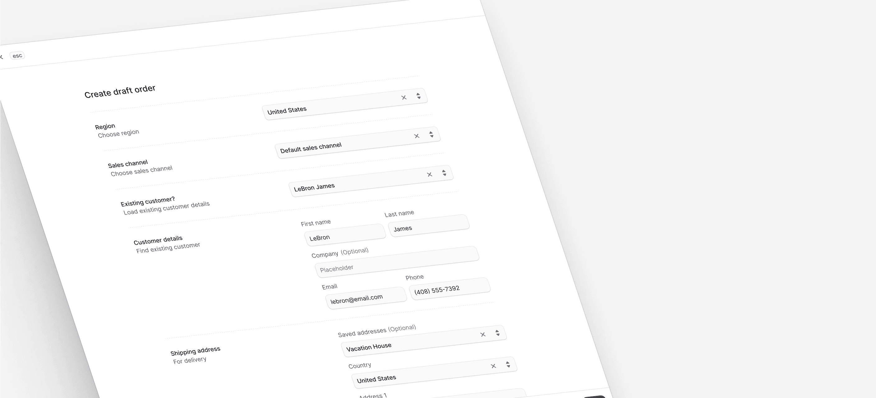 Project dashboard