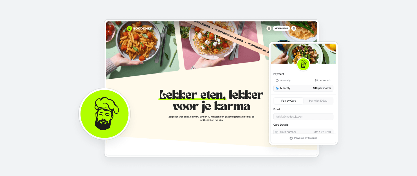 Good Chef & Webbers: Powering subscriptions with Medusa