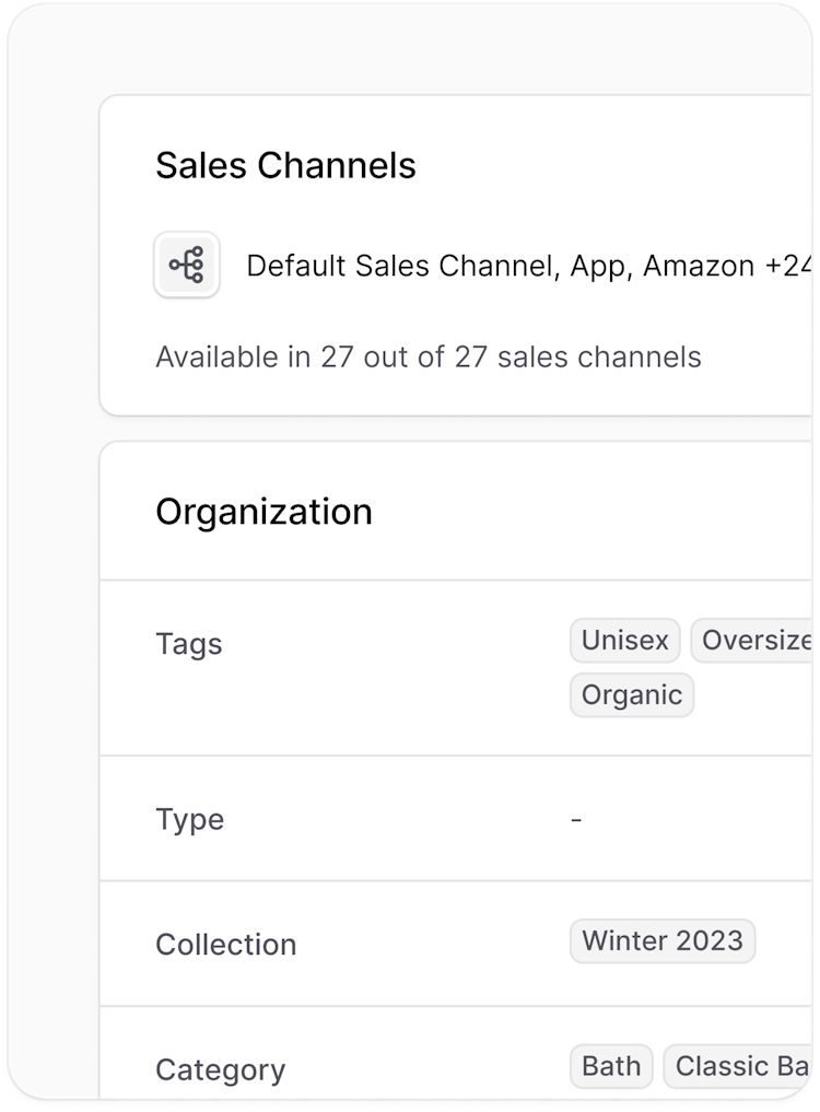 Customize setup for local stores and channels