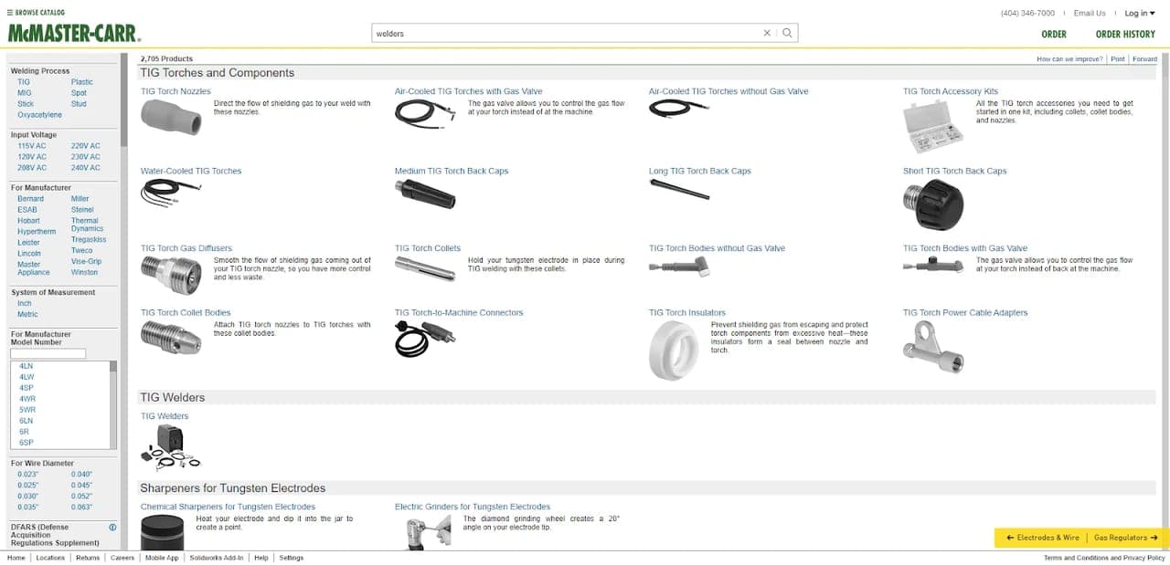 mcmaster-carr-user-interface-design