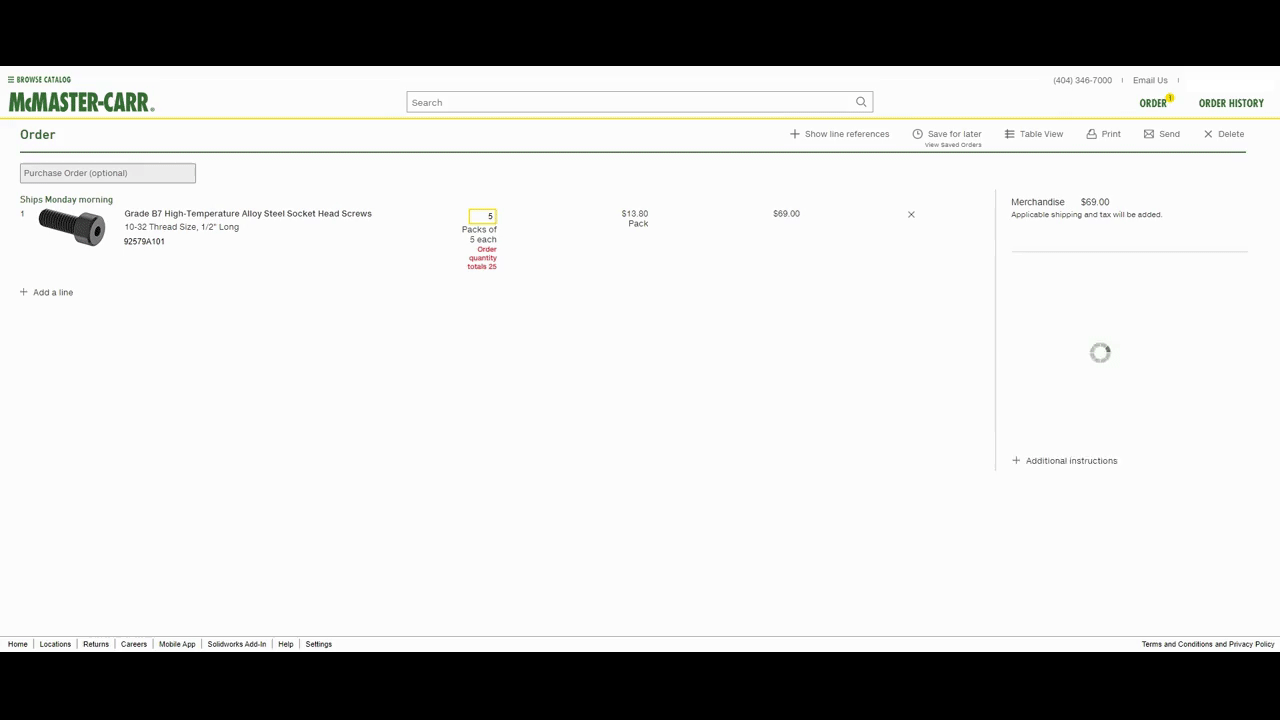 mcmaster-carr-checkout-form