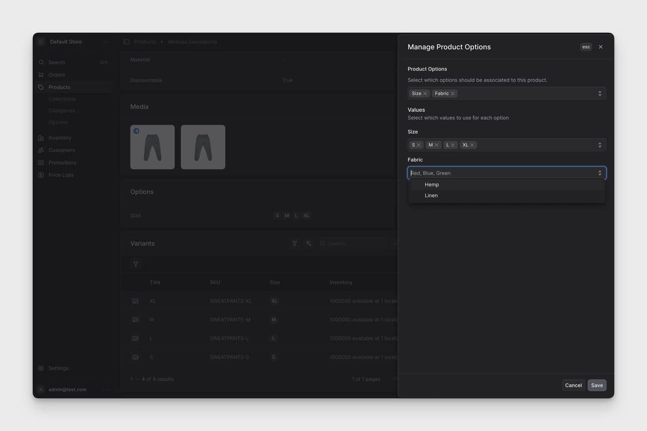 Image modal