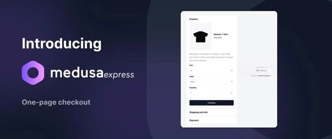 Introducing Medusa.express: The easiest way to set up an ecommerce store - Featured image