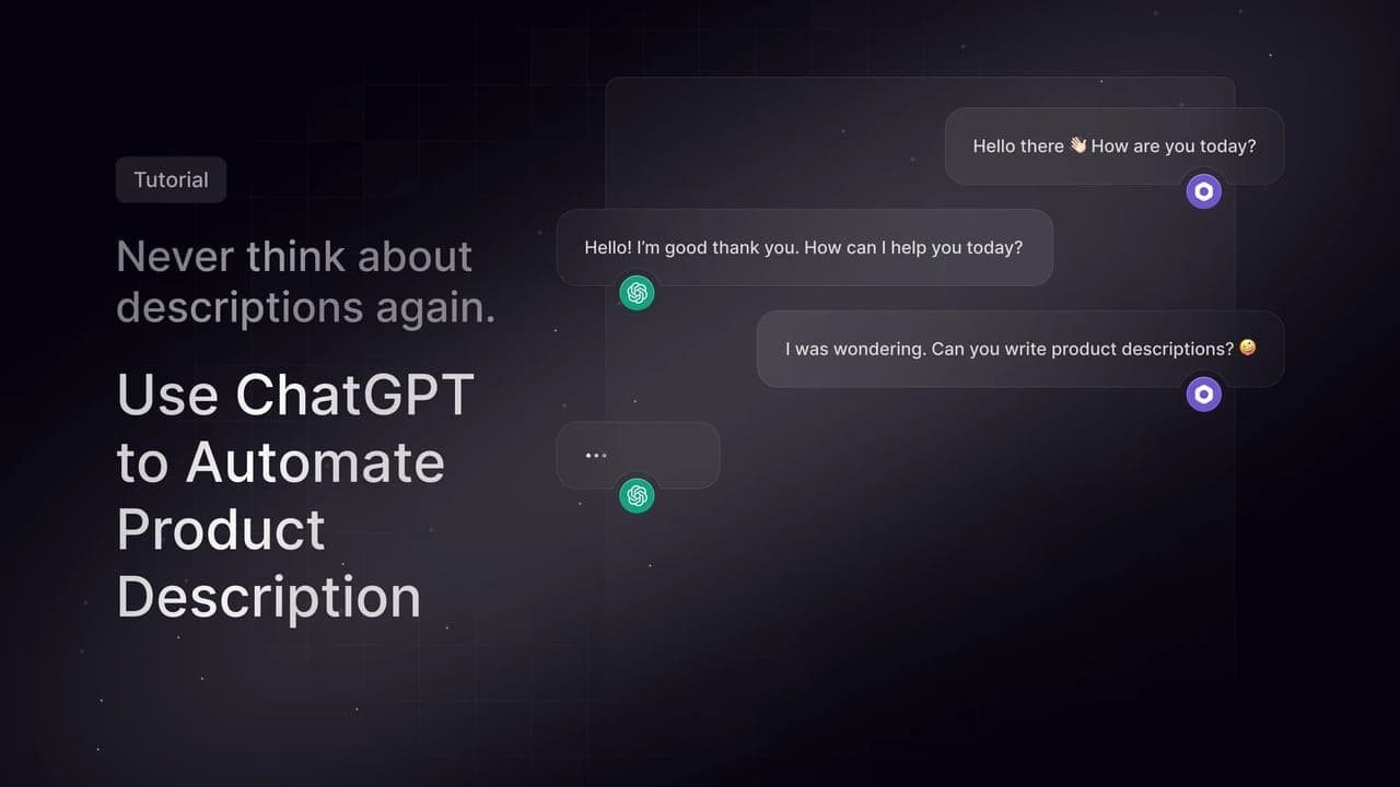 Use ChatGPT to Automate Product Description Writing - Featured image