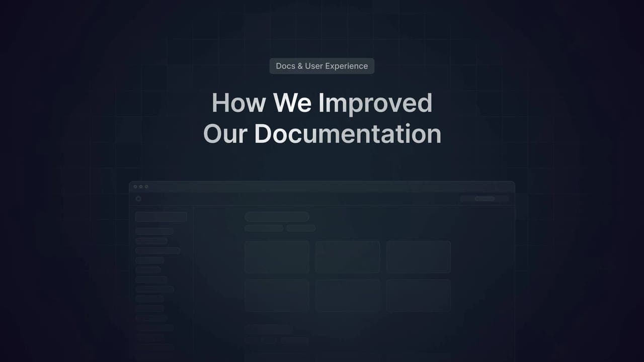 How we improved our documentation - Featured image