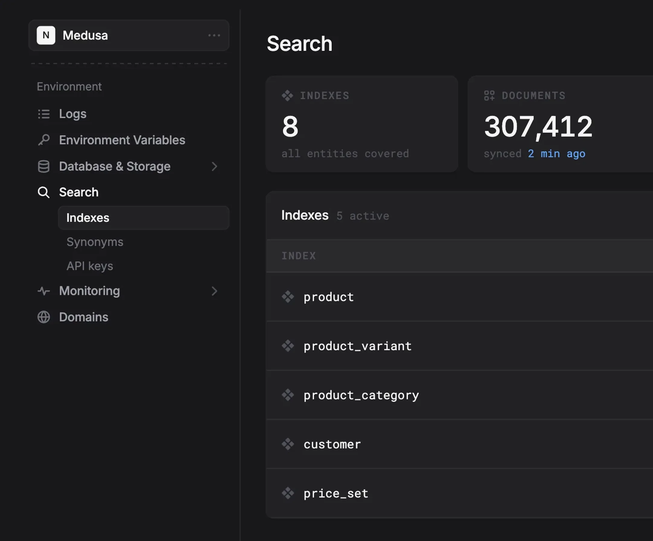 Managed in Medusa Cloud