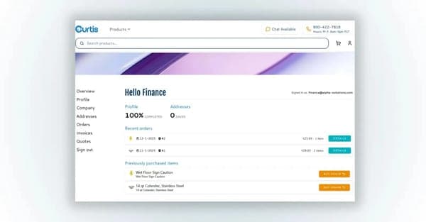 Built a flexible B2B portal with ACH payments, ERP integration, and real-time pricing syncs case