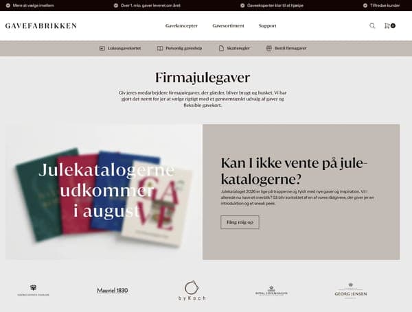 Launching a Nordic corporate gifting platform case
