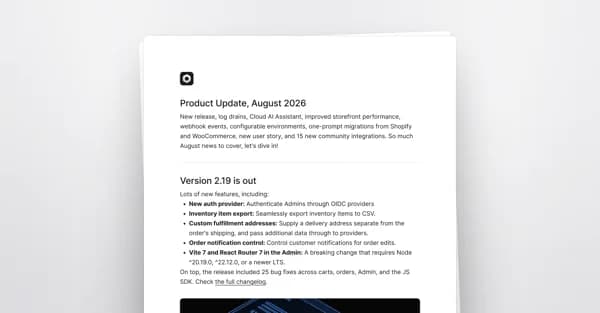 Newsletter Aug'26 cover image