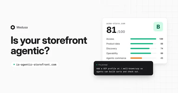 Is Agentic Storefront: Check How Agent-Friendly your Ecommerce Storefront is cover image