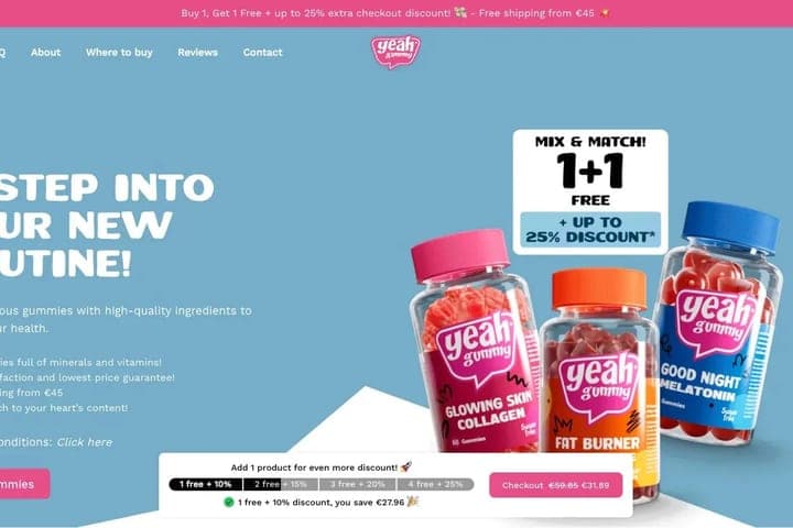 Yeah Gummy logo