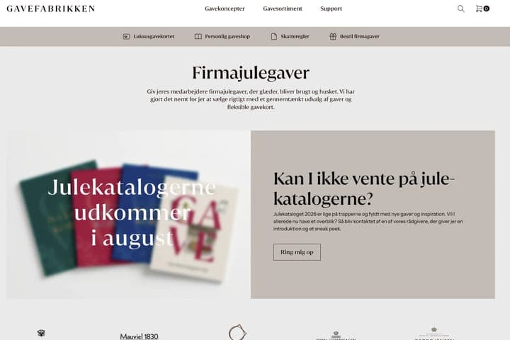 Gavefabrikken logo