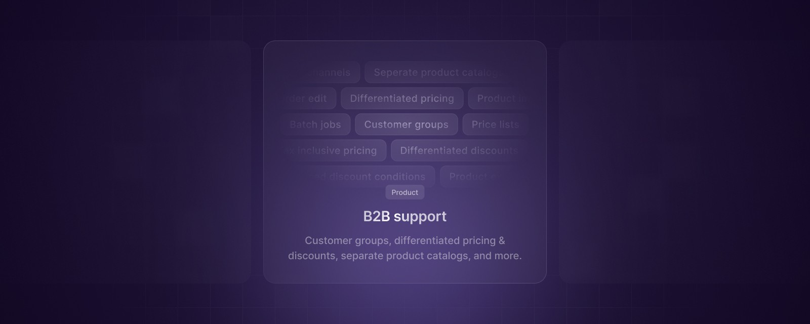 B2B support
