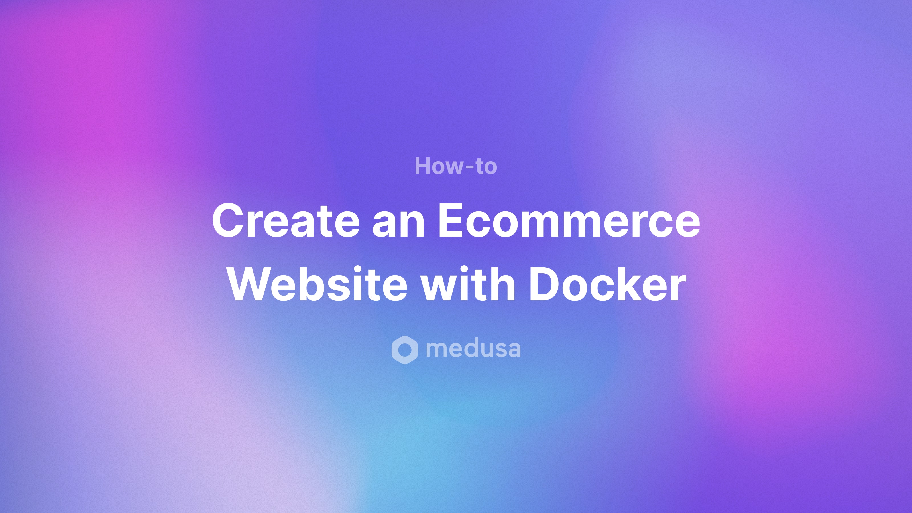 Create an Ecommerce Website with Docker